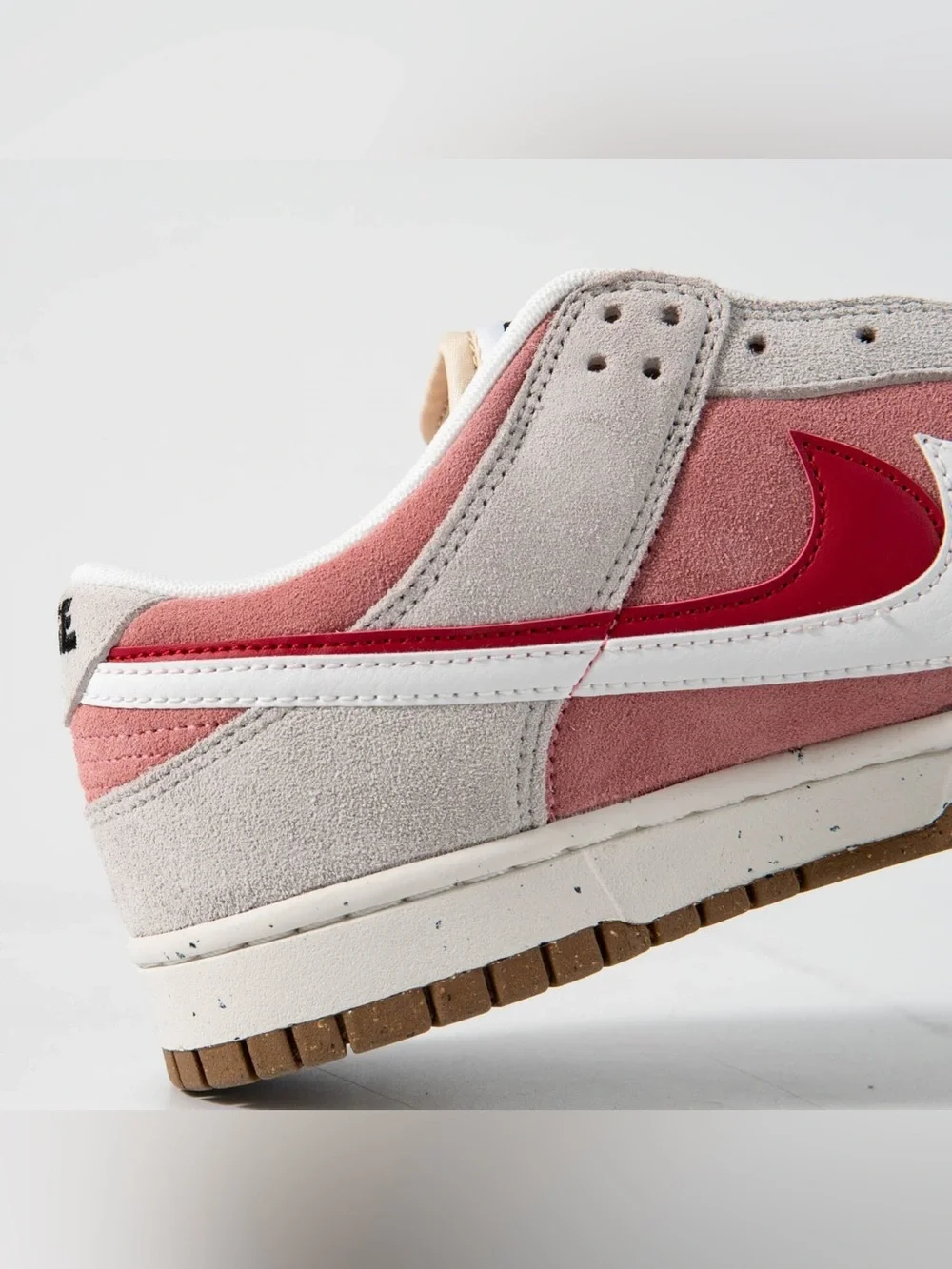 nike dunk low se '85' double swoosh grey pink rabbit do9457 117
